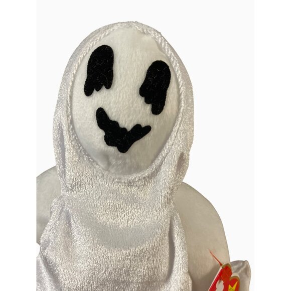 Ty Beanie Baby Sheets The Halloween Ghost Plush Toy White - Picture 2 of 12